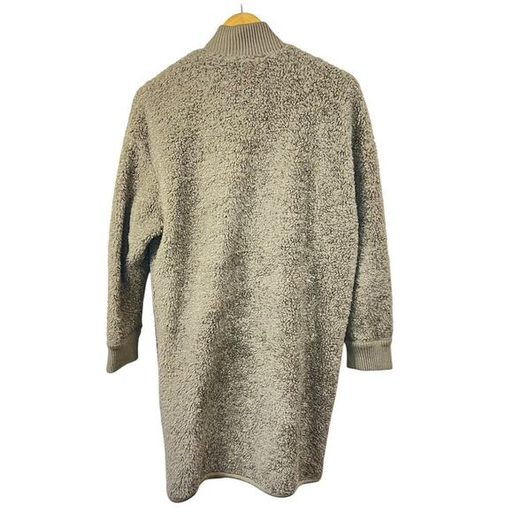 Plenty by Tracy Reese Taupe Sherpa Wool Blend Mohair Jacket Coat Sz P/S - Picture 13 of 16